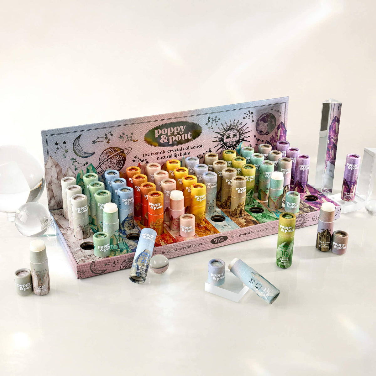 Zodiac Cosmic Crystal Collection. Each Sold Separately.