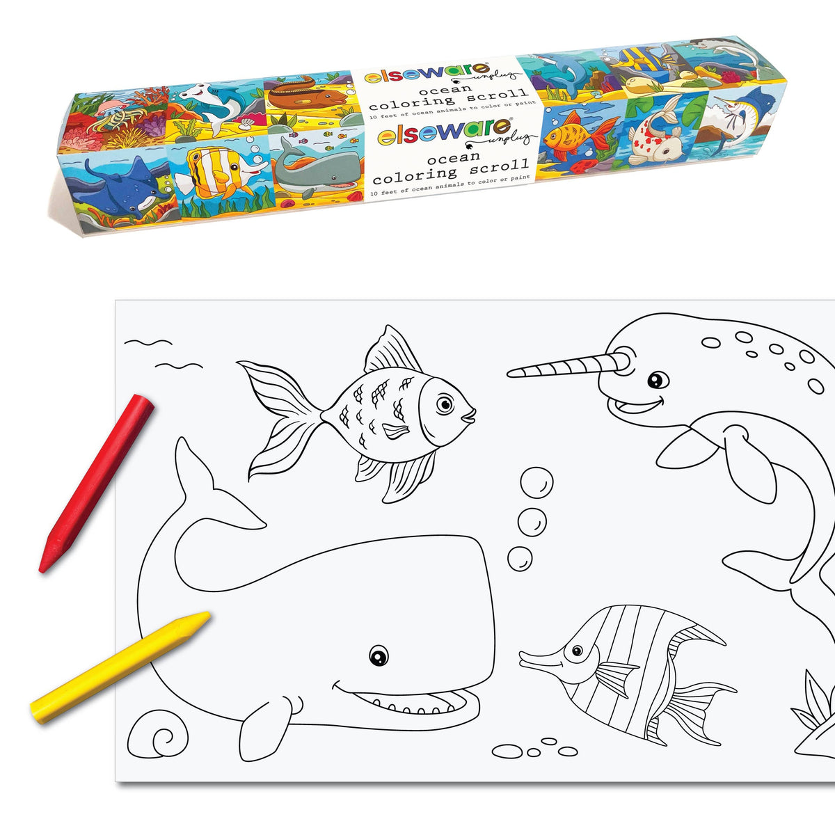 Coloring Scrolls - 10ft with Adhesive Back
