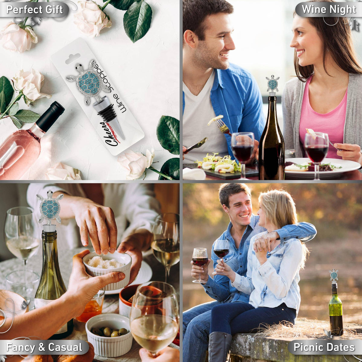 Cheers - Sparkling Wine Stopper - Sea Turtle