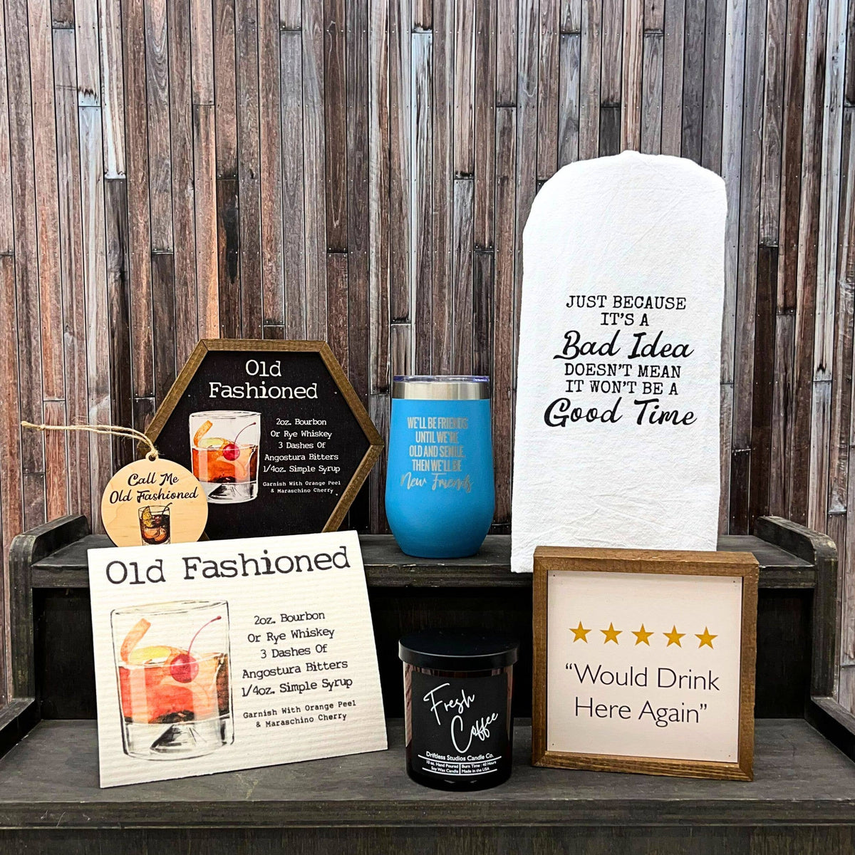 Call Me Old Fashioned Christmas Ornaments