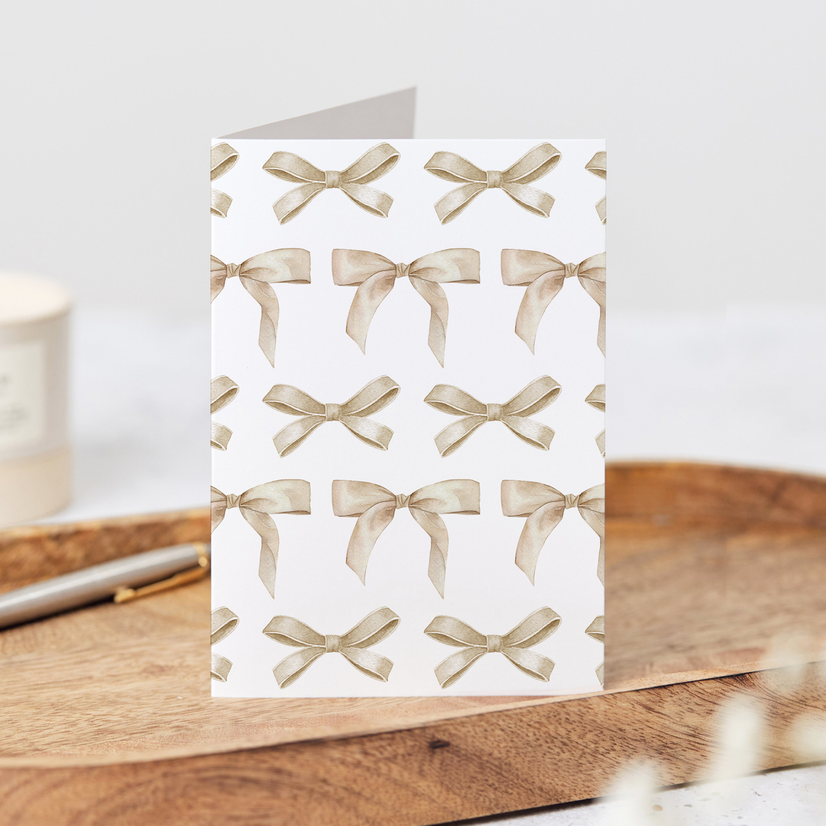 Bows Greeting Card