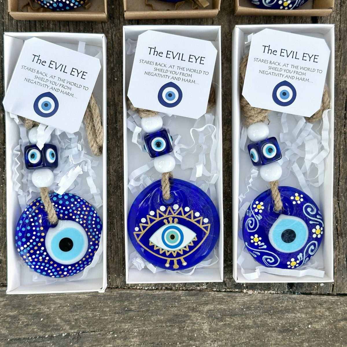 Greek Wedding Favor Ideas, Christmas Ornament Evil Eye