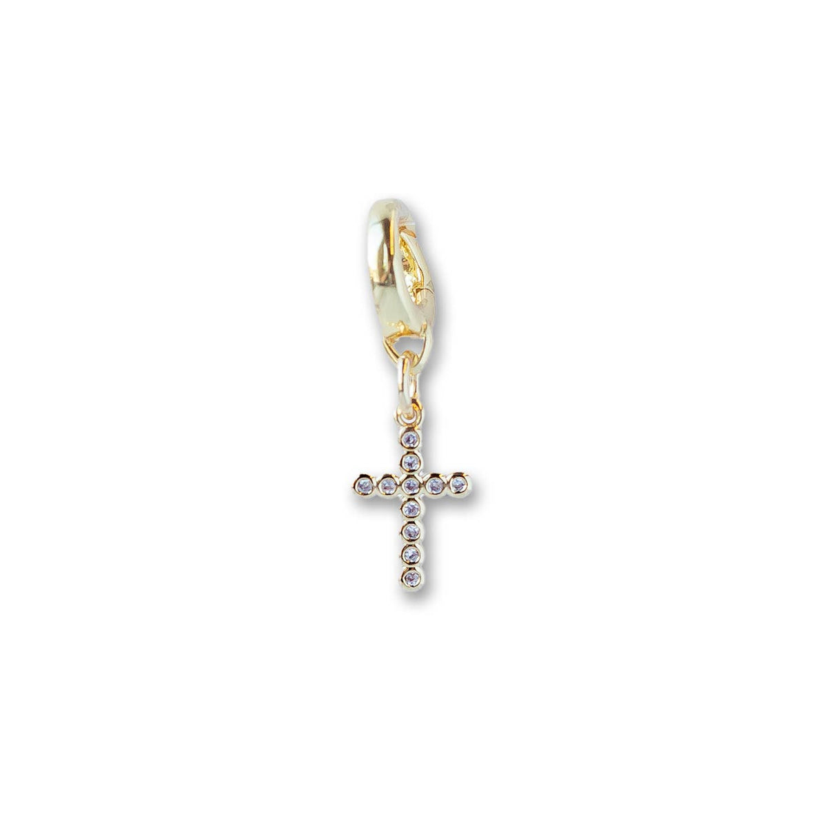 Cross Charm, CZ, Charm Bar | Charm Necklace,Bag Charm