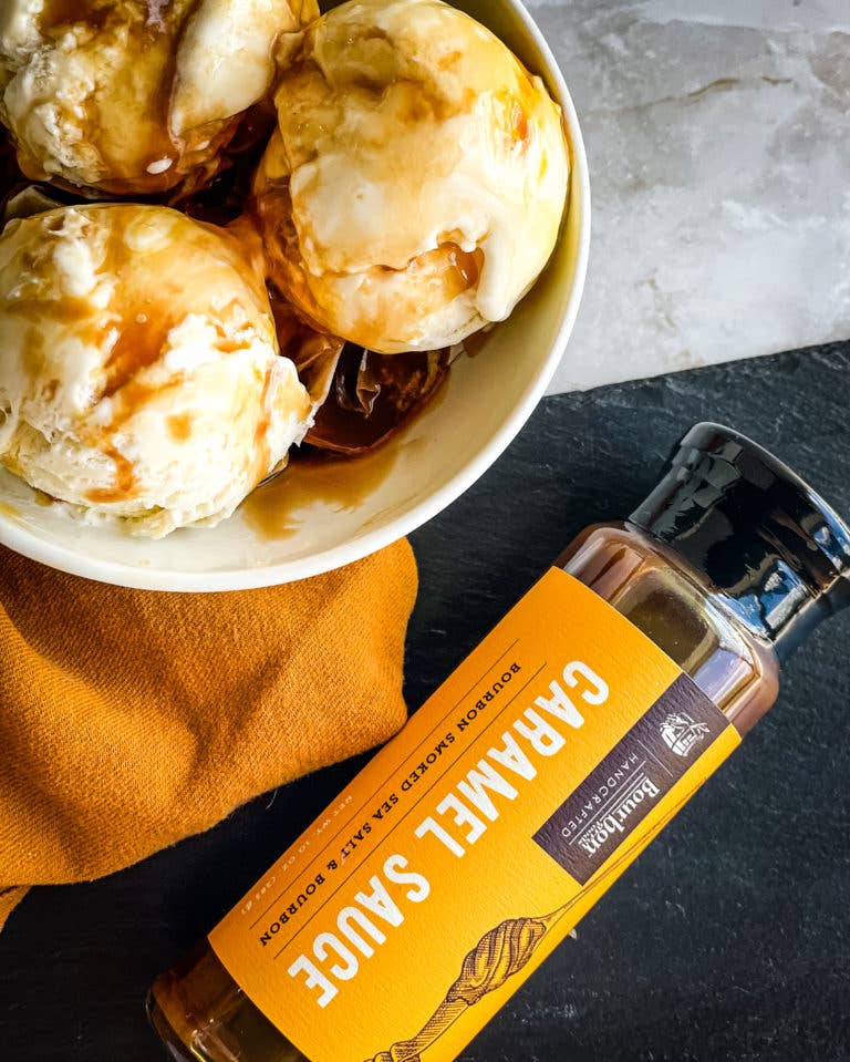 Caramel Sauce - Bourbon Smoked Sea Salt & Bourbon