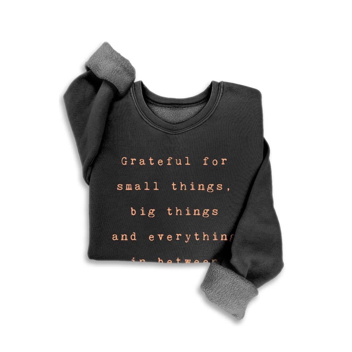 GRATEFUL FOR SMALL THINGS MINERAL SWEATSHIRTS