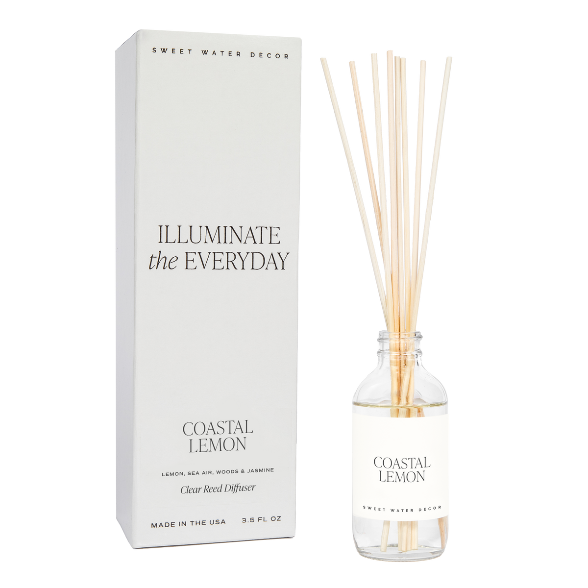 Coastal Lemon Reed Diffuser - Gifts & Home Decor