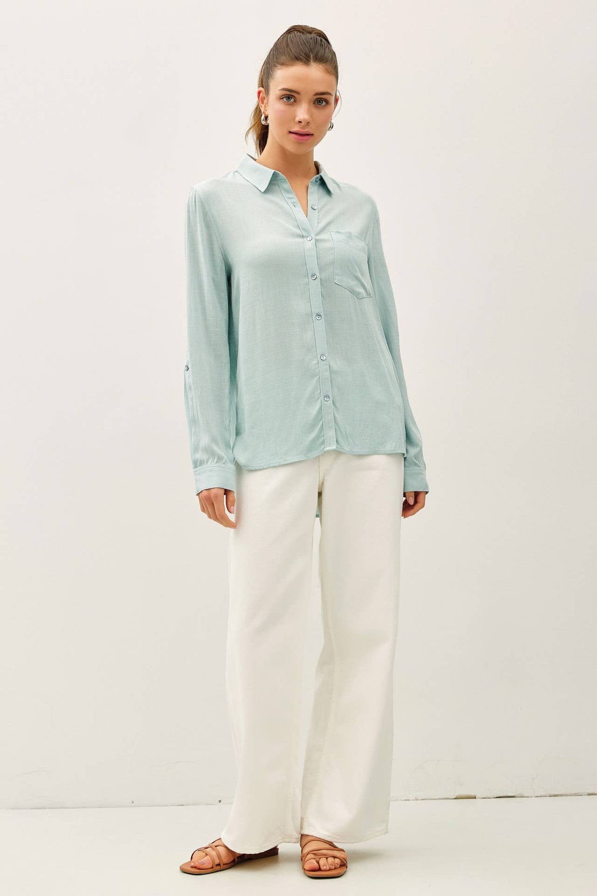 SPRING BUTTON DOWN SHIRT