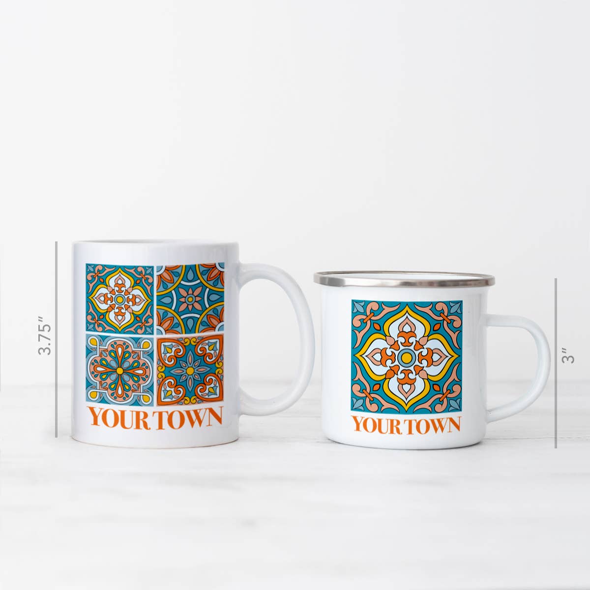 Vintage Tile Tarpon Spring Coffee Mug