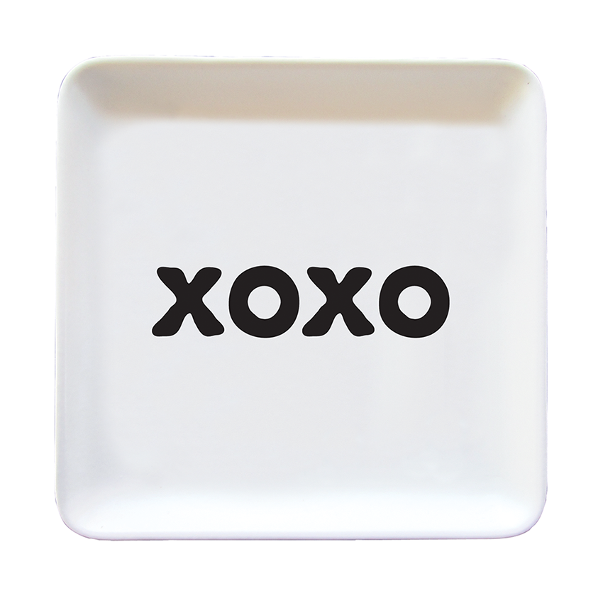 Trinket Dishes - XOXO (Saying)