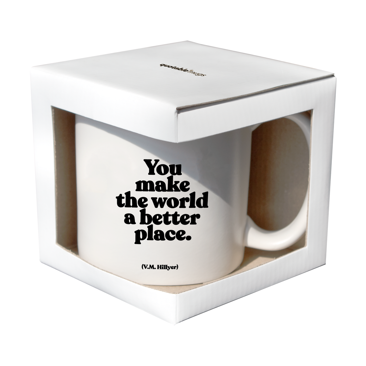 Mugs - G346 - You Make The World (V.M. Hillyer)