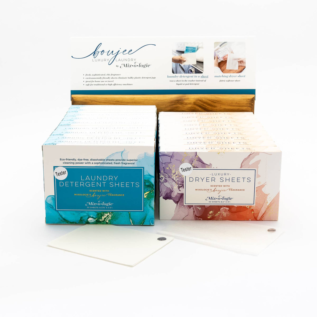 Boujee Fabric Softener Dryer Sheets by Mixologie