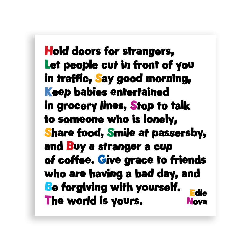 Magnets - MD379 - Hold Doors For Strangers (Edie Nova)