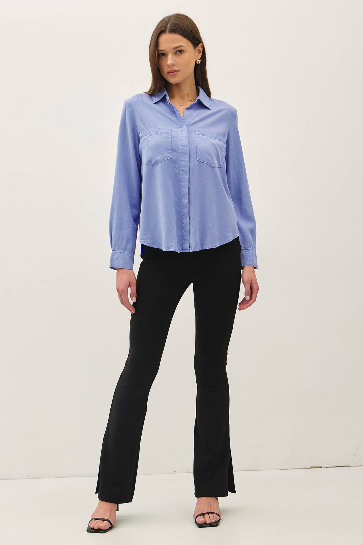 TENCEL ROLLED CUFF SHIRTS