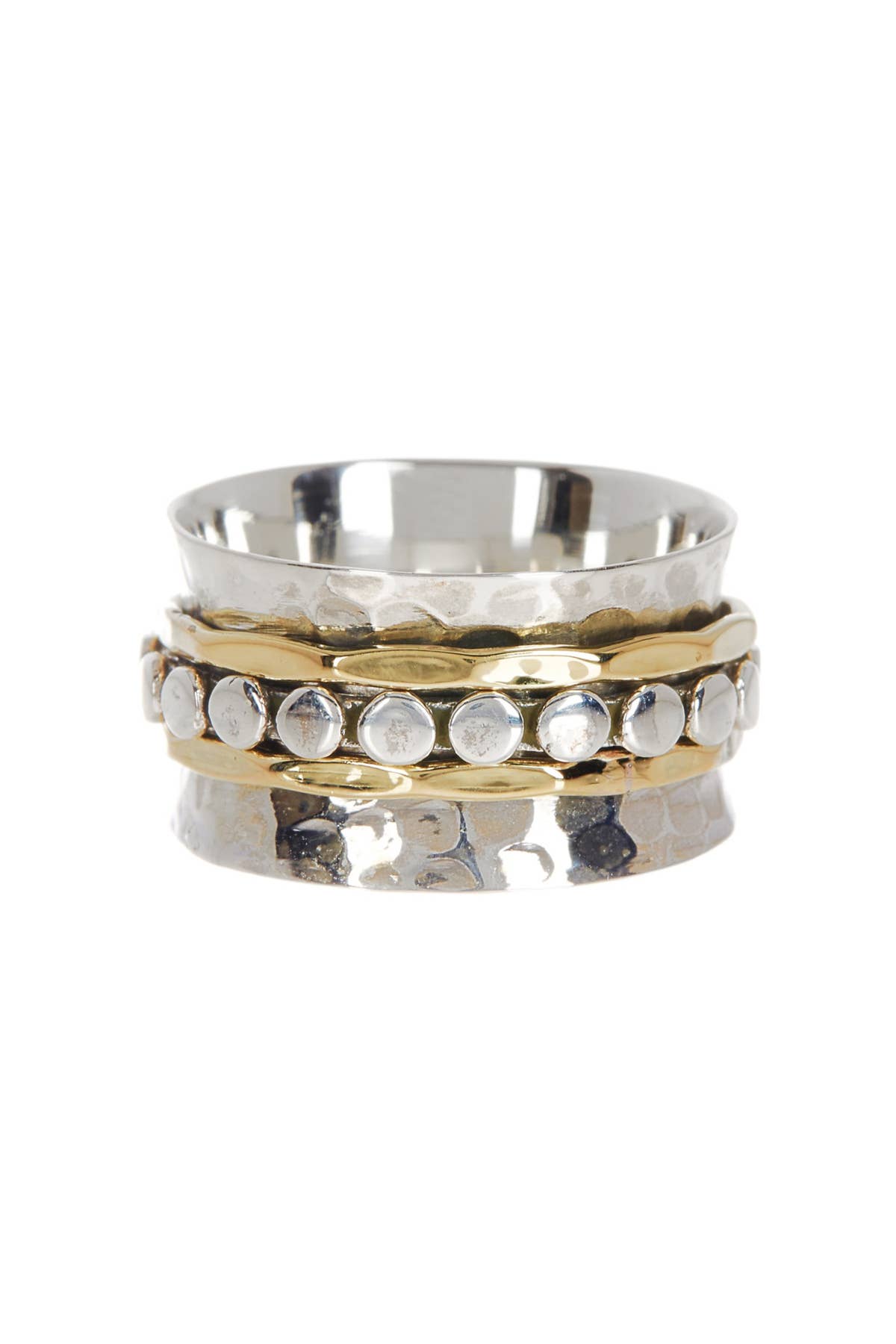 Raised Texture Spinner Ring - SF
