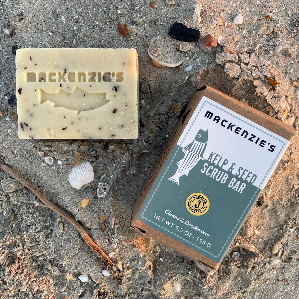 Kelp & Seed Scrub Bar- 5.5 oz (12 qty)