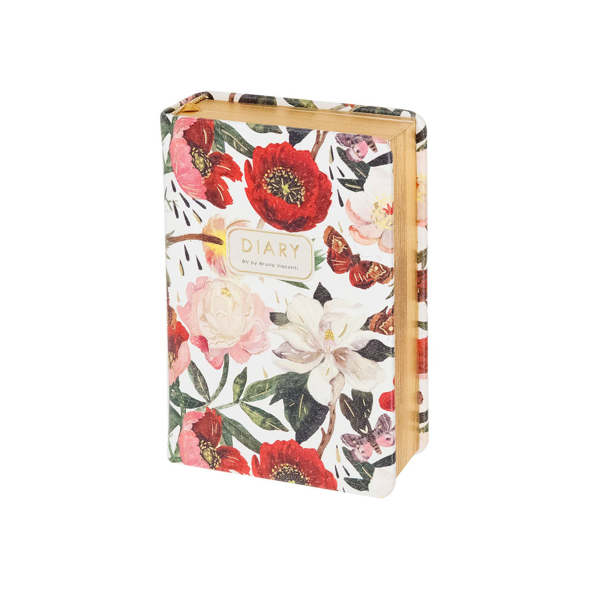 A7 Vegan Leather Pocket Planner - Peonies