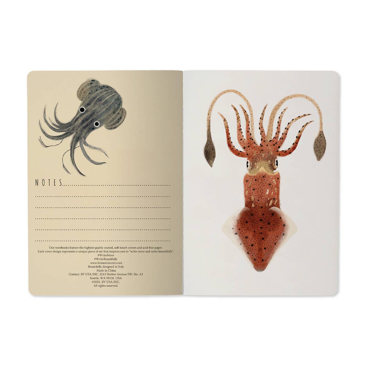 A6 Passport Notebook -   Deep Sea