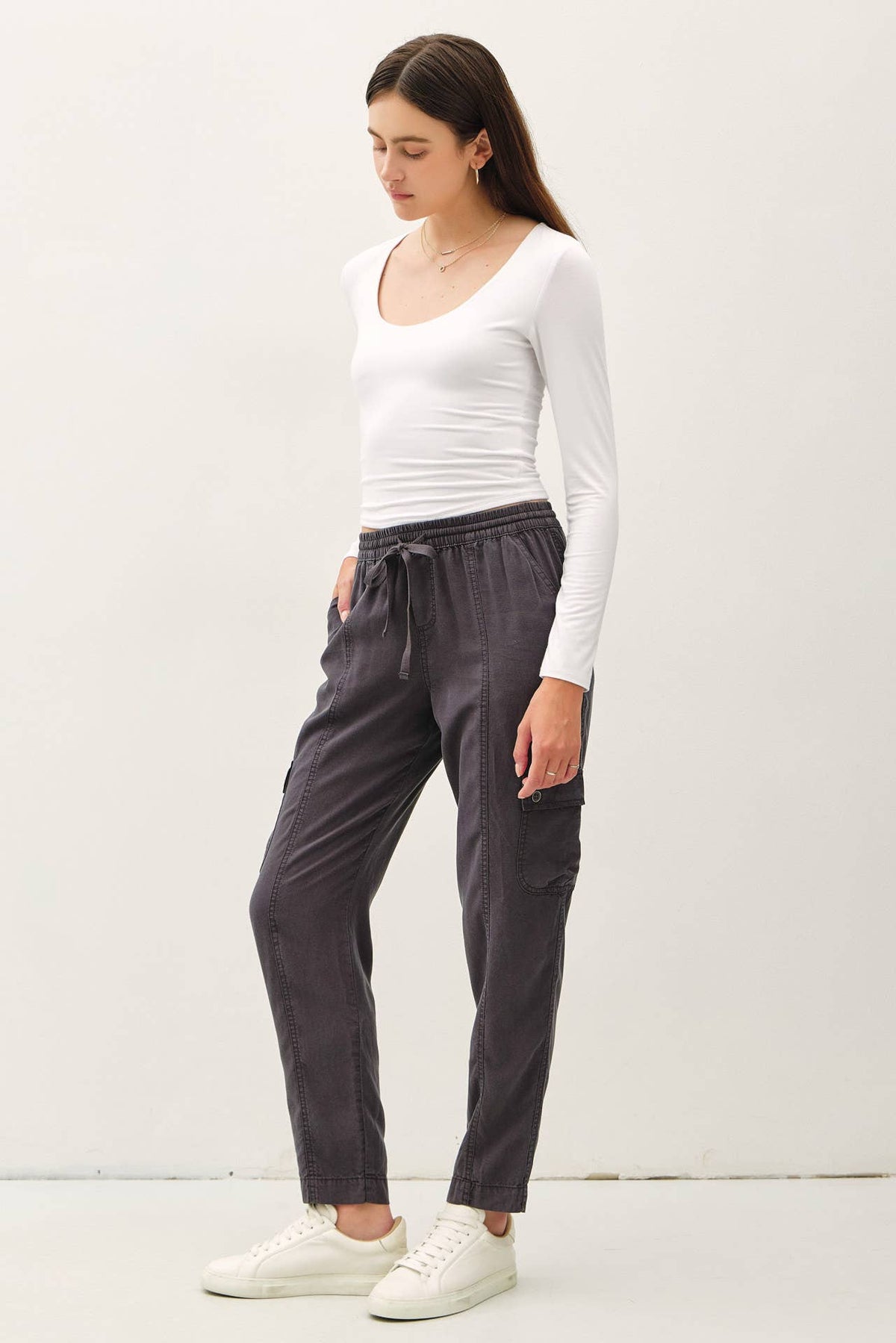 THE RYDER TENCEL CARGO JOGGER PANTS