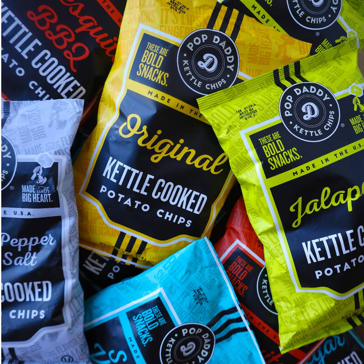 Salt and Vinegar Kettle Cooked Potato Chips 5.0 oz