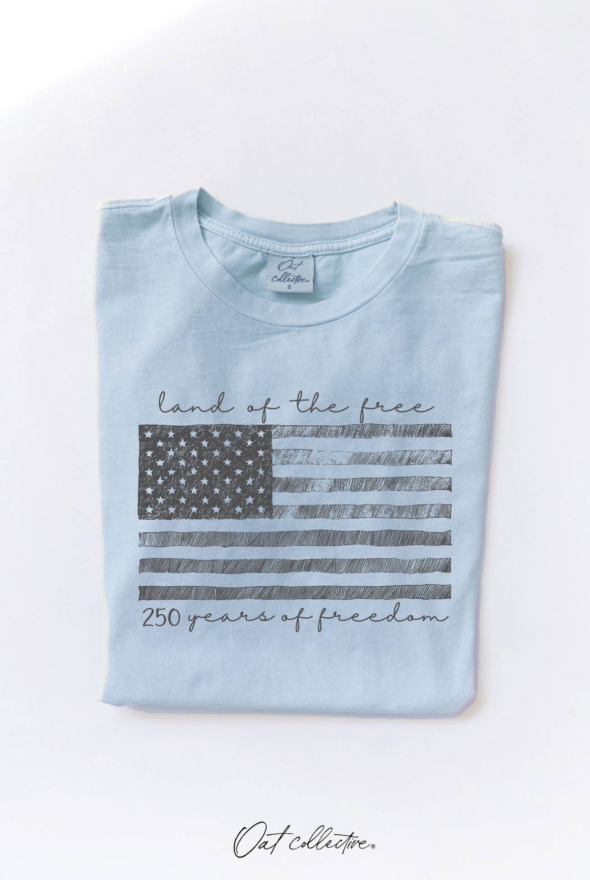 LAND OF THE FREE Mineral Graphic Top