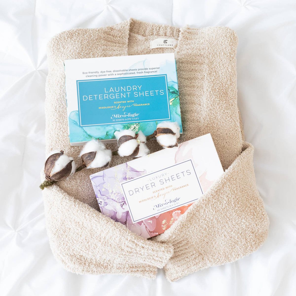 Boujee Fabric Softener Dryer Sheets by Mixologie