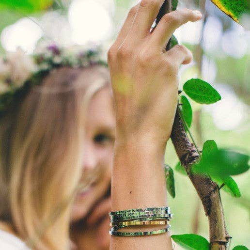 Forever Friends - inspirational mantraband® cuff bracelet