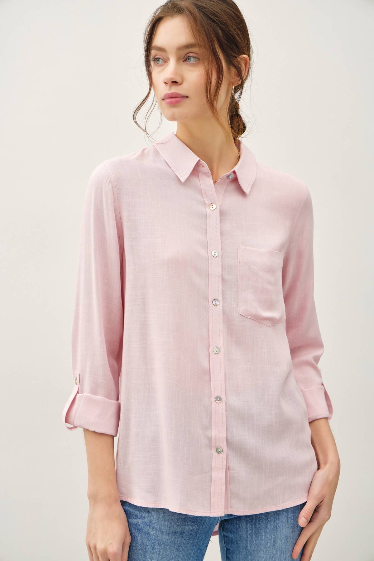 SPRING BUTTON DOWN SHIRT