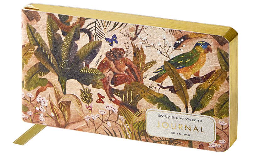 Horizontal Vegan Leather Weekly Planner - Jungle 