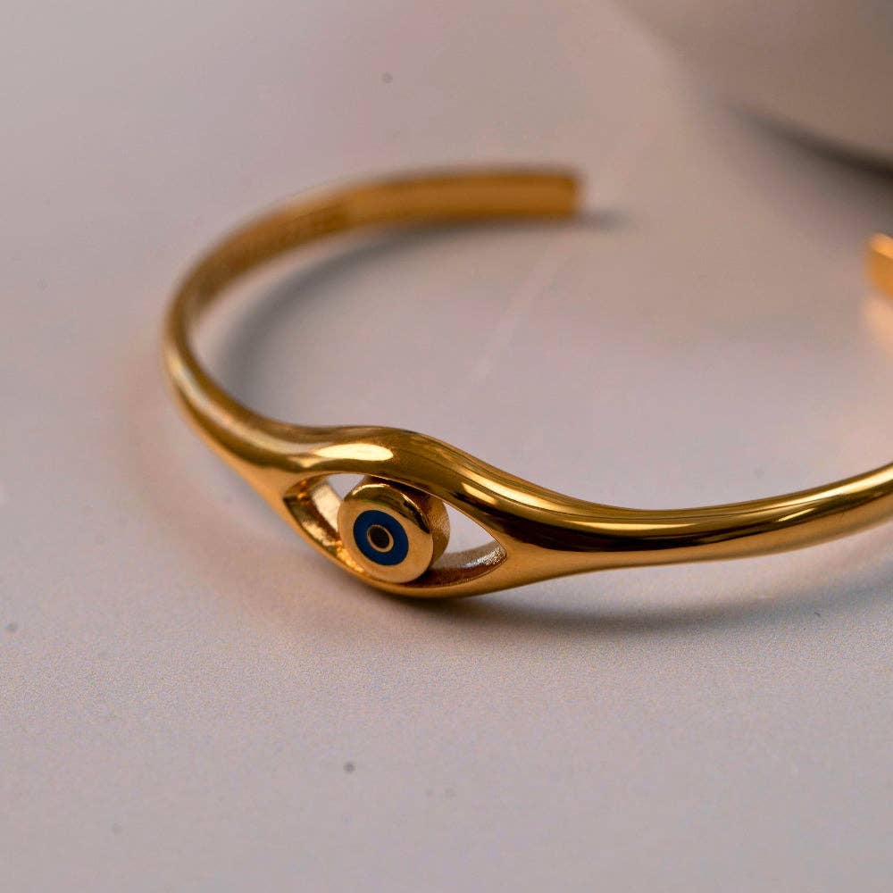 Evil Eye Bracelet - I Am Supported and Protected