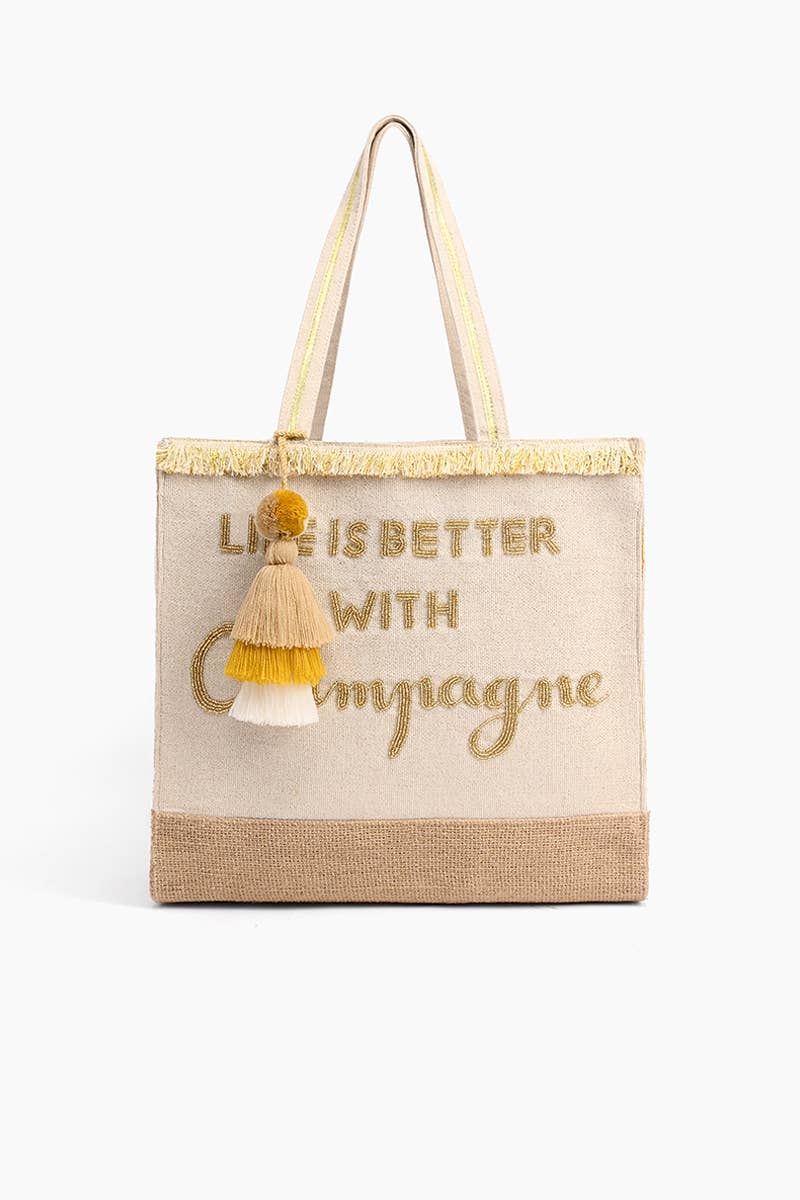 Champagne Forever Tote