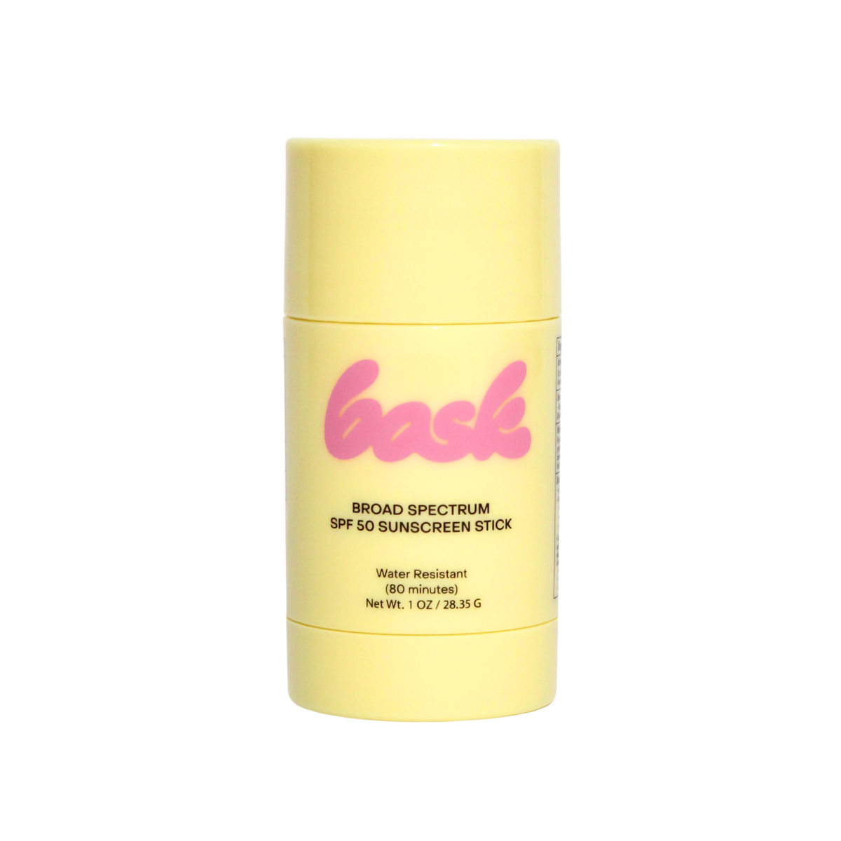 Bask SPF 50 Fragrance Free Suncreen Stick