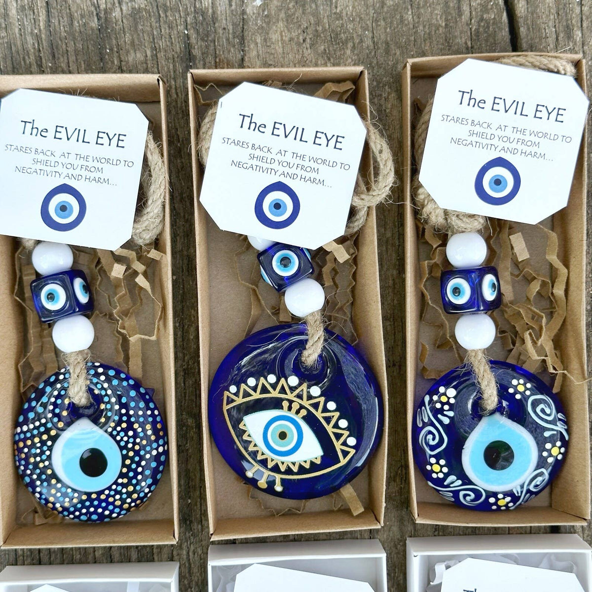 Greek Wedding Favor Ideas, Christmas Ornament Evil Eye