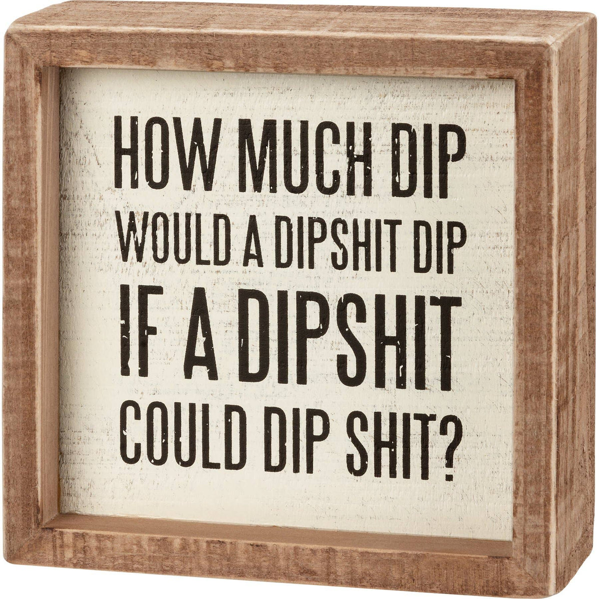 How Much Dip Inset Box Sign