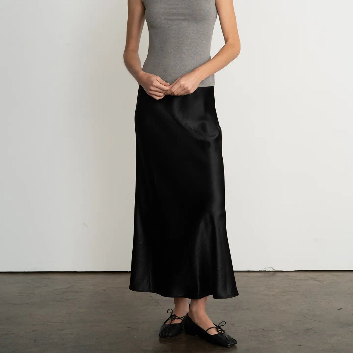 Satin Semi Mermaid Skirt