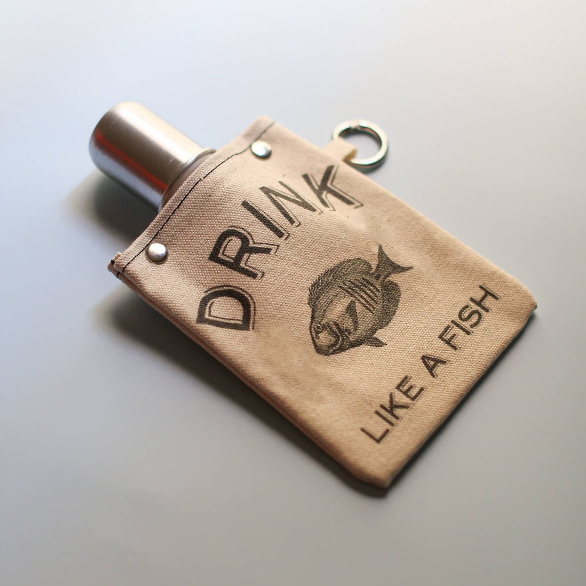 Drink Like a Fish Flask (4oz)