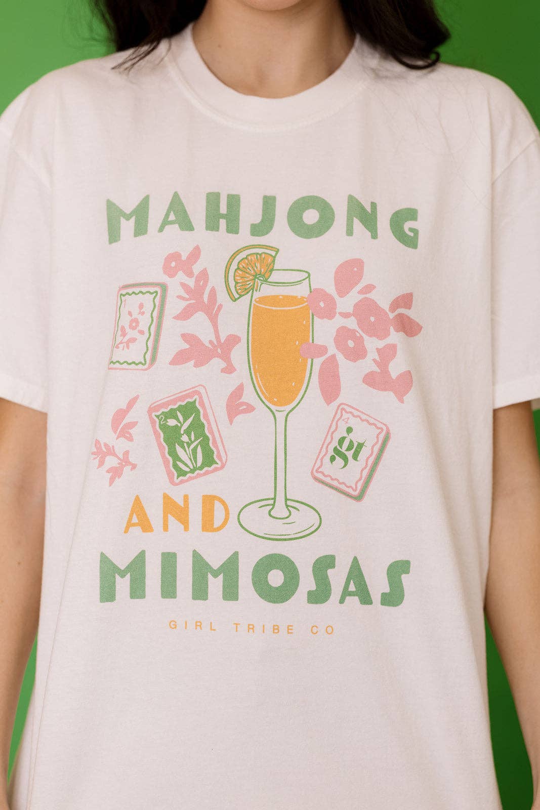 Mahjong and Mimosas Tee