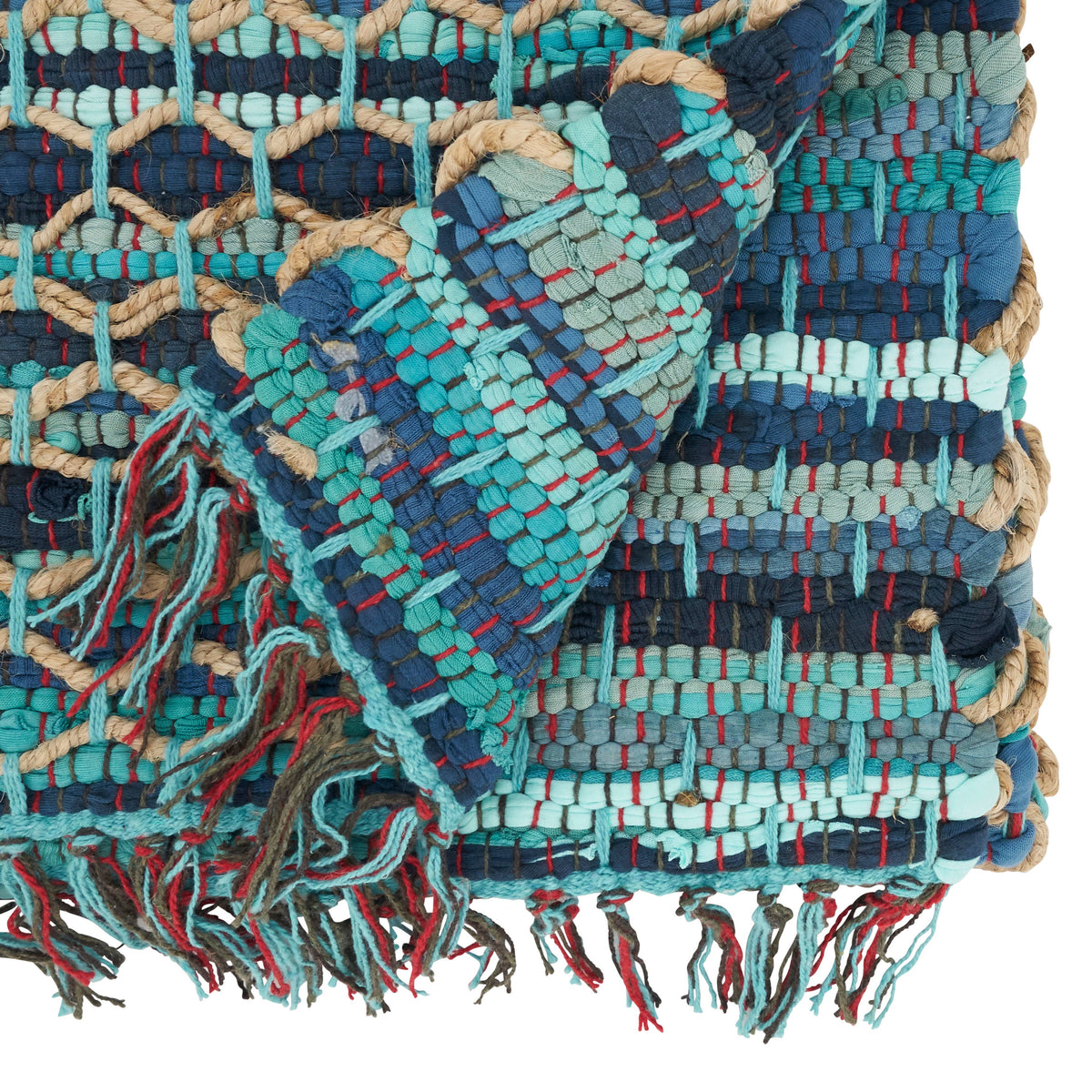 Handwoven Net Chindi Table Runner
