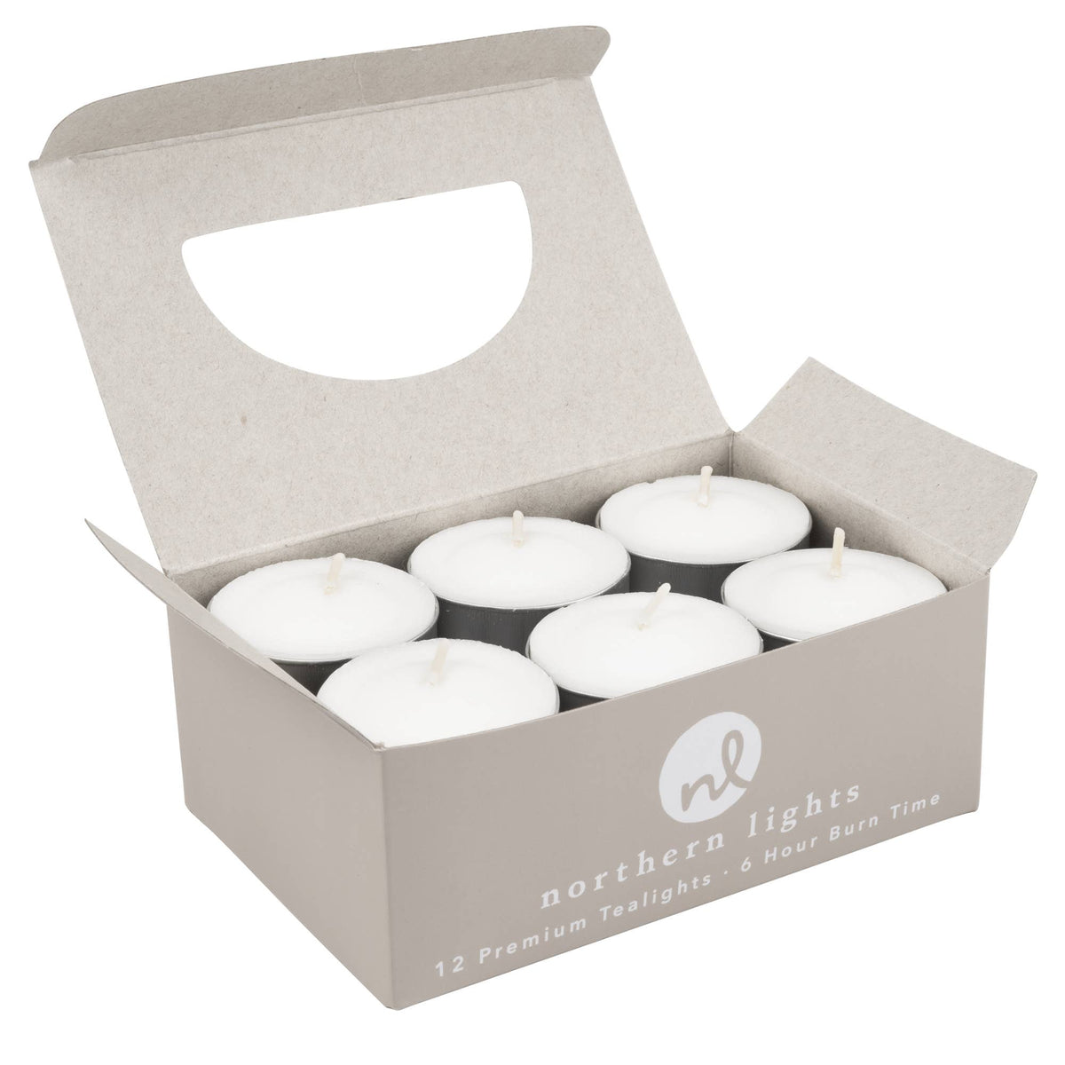 Unfragranced Tealight Candles - 12pc Box