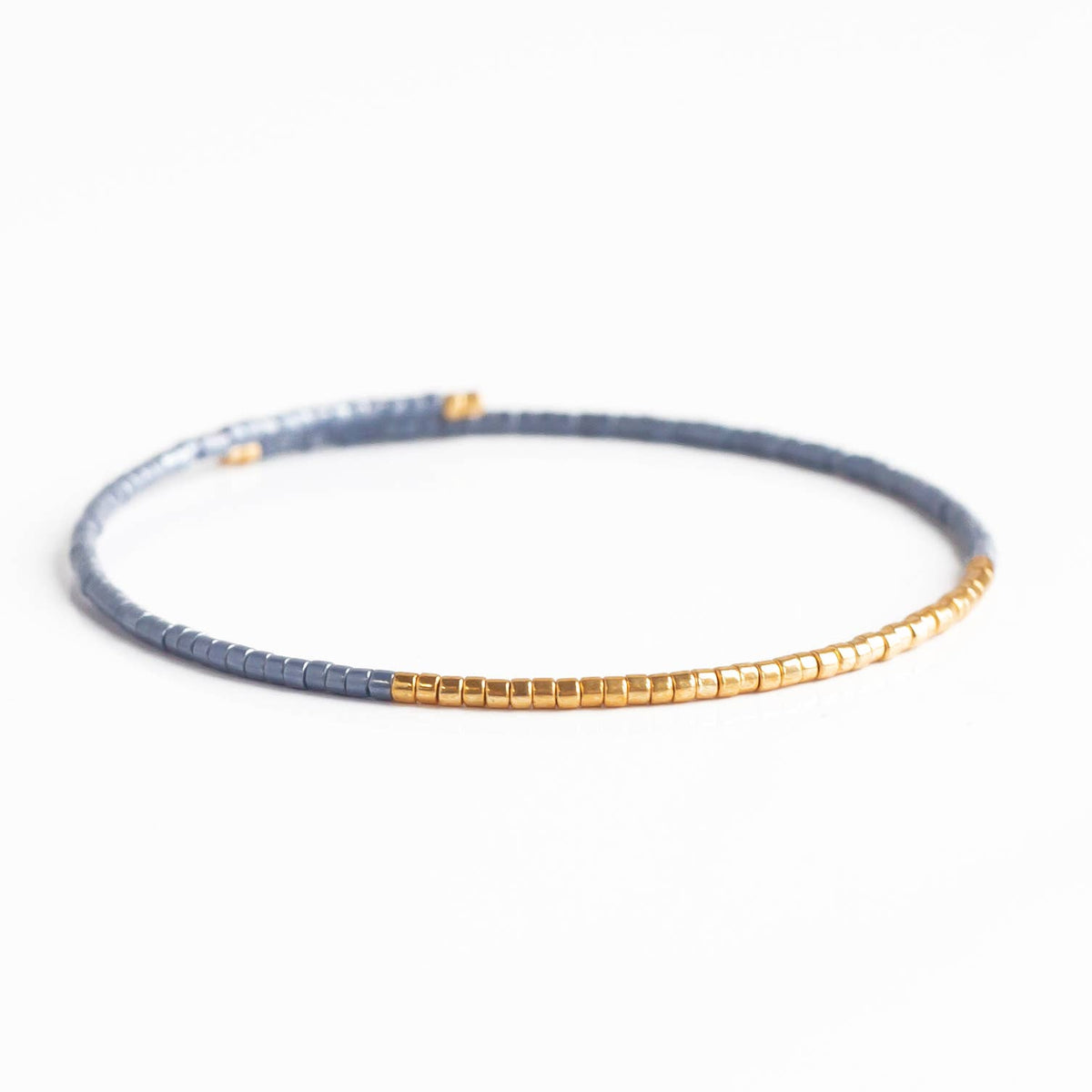 Norah Bangle-Cornflower | Beaded Bracelet | Delicate Jewelry