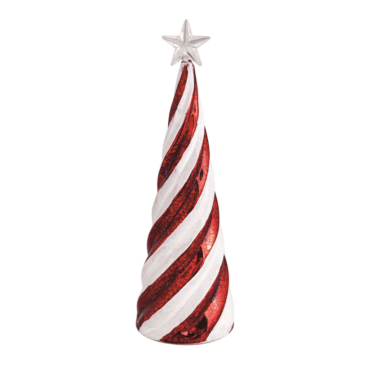 Candy Cane Glass Tree - Large