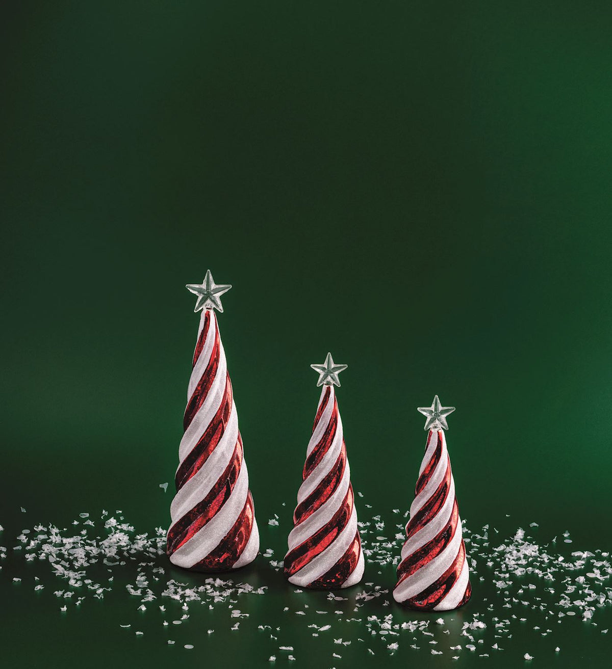 Candy Cane Glass Tree - Large