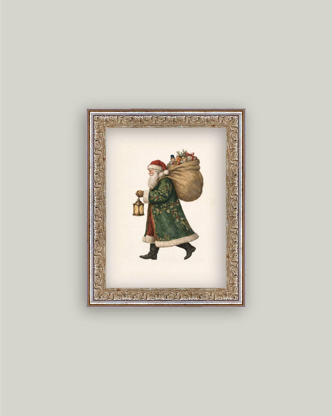 Santa with Lantern