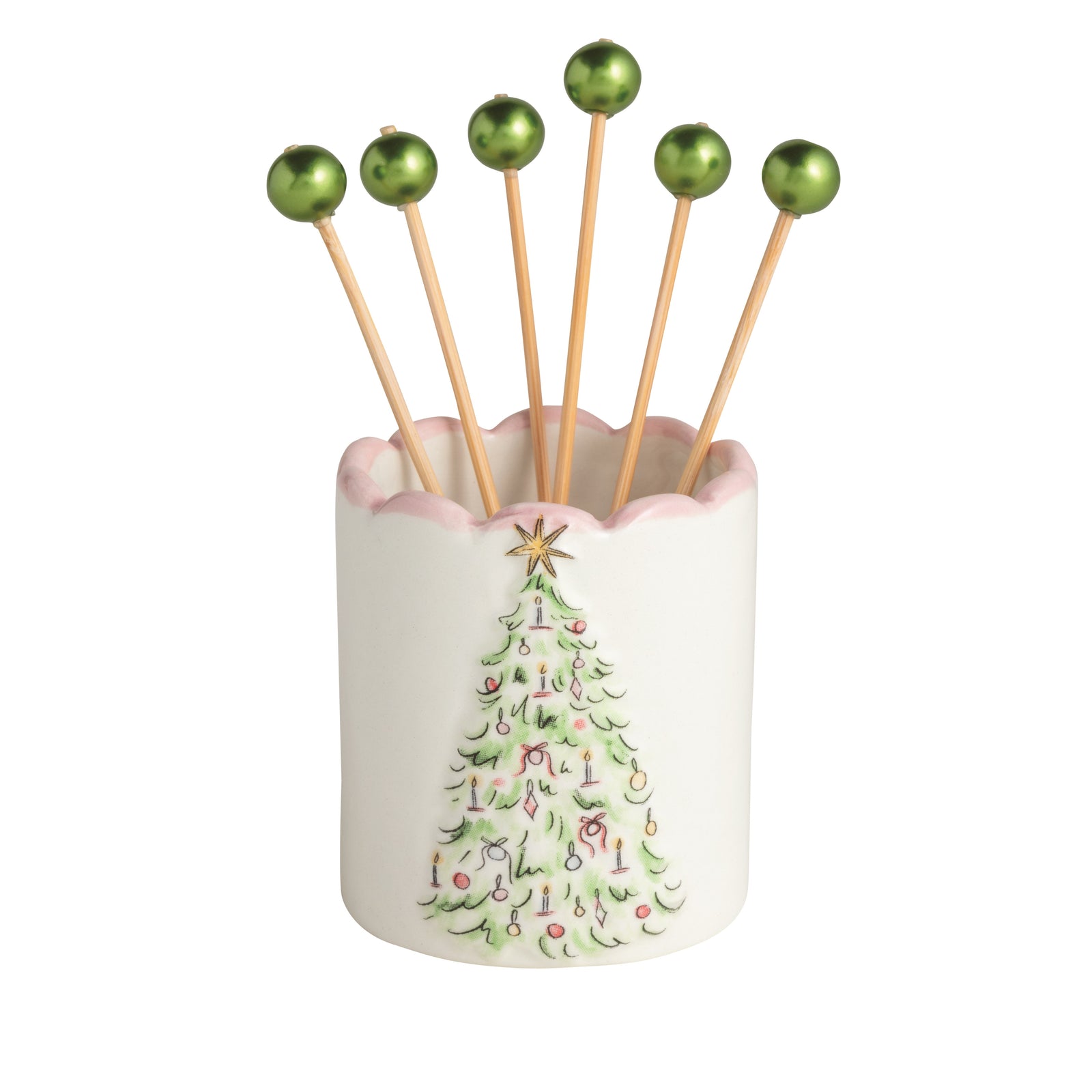 Tree Toothpick Caddy Set