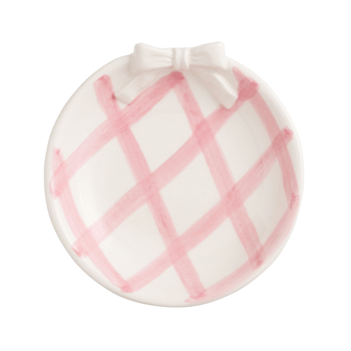 White Bow Val Tidbit Dish