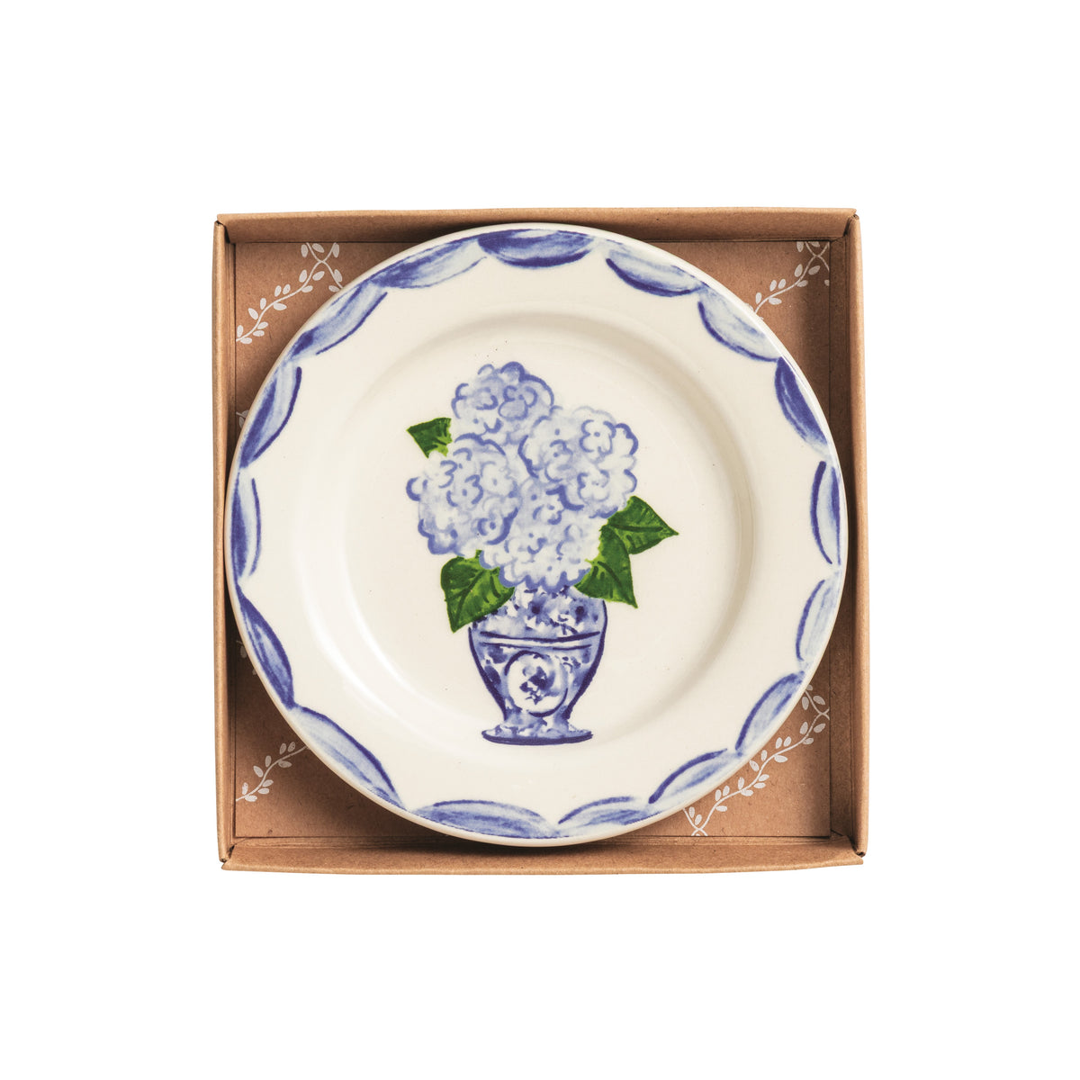 Hydrangea Topiary Tidbit Plate