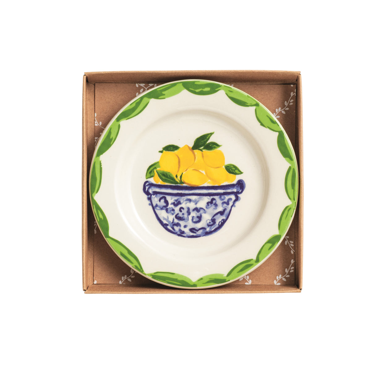 Lemon Topiary Tidbit Plate
