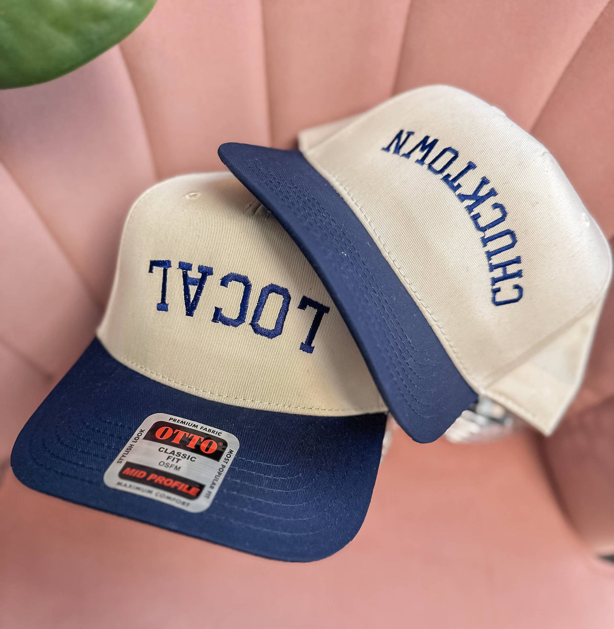 Custom Baseball Hats, Two Tone Hat, Embroidered Hat