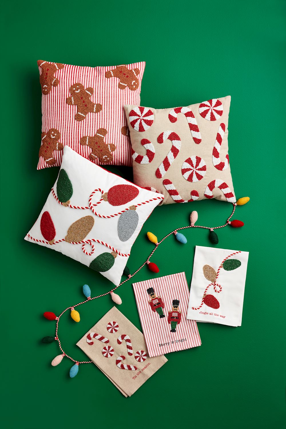 Christmas Beaded Towel - 3 Styles