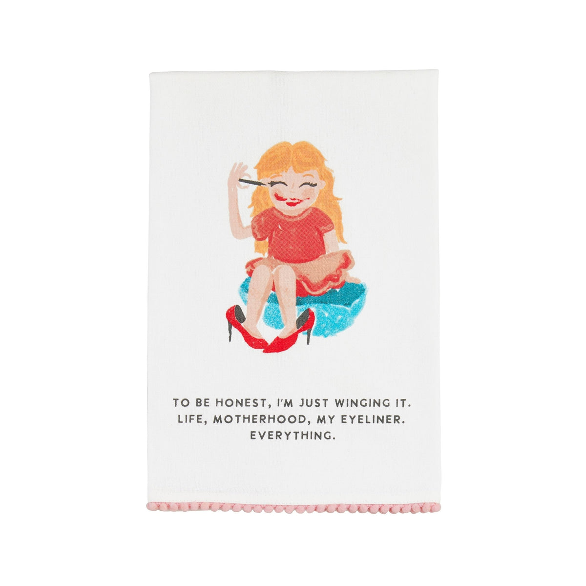To Be Honest Funny Mom Towel