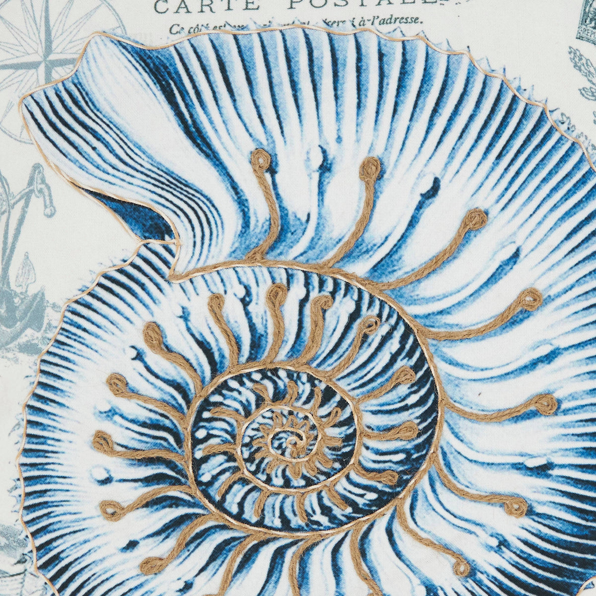 Coastal Outdoor Shell Pillow